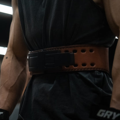 THE BELT - GRYT LEVER BELT - BROWN - GRYTGear